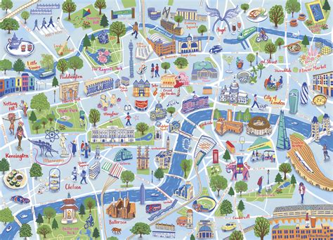 london map olivia brotheridge design