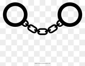 handcuffs coloring page drawing  transparent png clipart images
