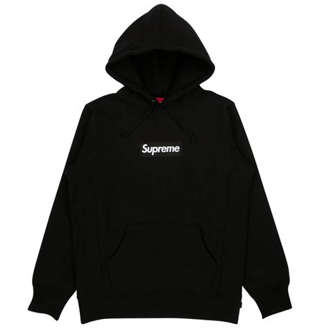 supreme black  black box logo hoodie bogo grailed