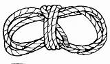 Clipart Rope sketch template