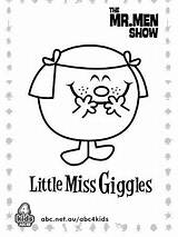 Mr Giggles Coloring sketch template
