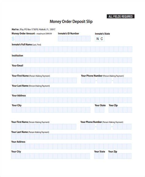 money order template templates