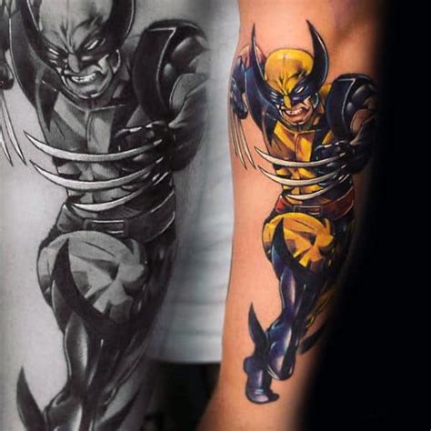 90 Wolverine Tattoo Designs For Men X Men Ink Ideas