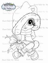 Besties Sherri Artist Mybestiesshop Digi Baldy Stamp Coloring Magical Winter sketch template