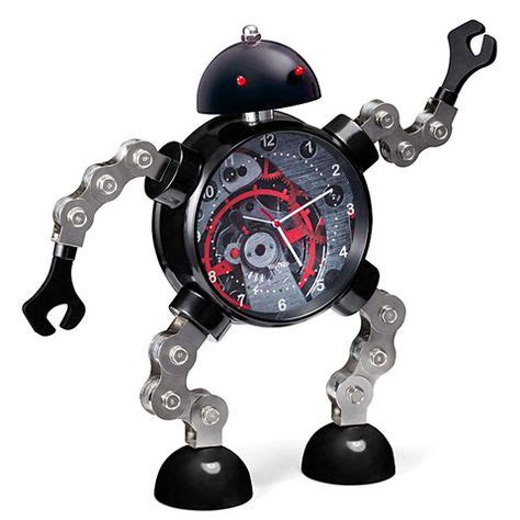 giant robotic alarm clock woohome