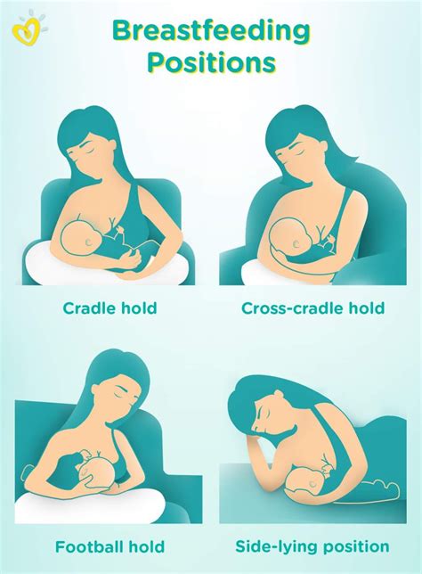 9 different breastfeeding positions for nursing moms