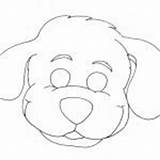 Mask Coloring Dog Masks Pages Dogs Bulldog French Preschool sketch template