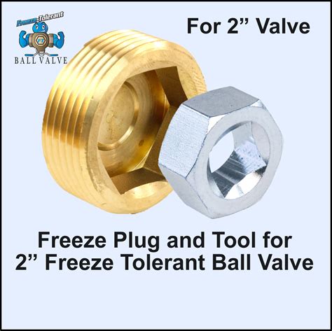 freeze plugs    freeze proof valve