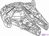 Millennium Wars Star Drawing Falcon Coloring Getdrawings Draw sketch template