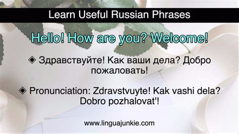 russian lesson learn 20 useful russian phrases for