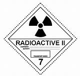 Radioactive Class Labels Roll Per Yellow Ii Cfr Label Law Hazard Follows Must Color sketch template