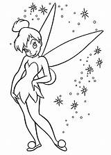 Coloring Tinkerbell Pages Pixie Christmas Bell Tinker Pinkalicious Disney Print Glowing Around Color Fairy Printable Netart Getcolorings Kids Halloween Princess sketch template