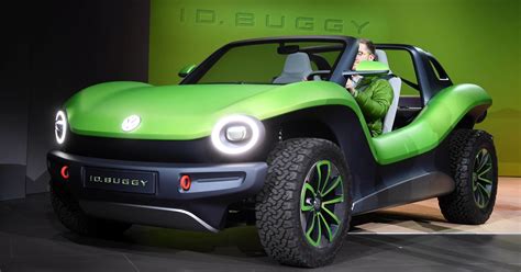 vw id dune buggy unveiled  geneva motor show   electric  world media news