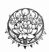 Mandala Zentangle Wolf Sternlicht Jayci Malvorlagen Schöne Mandalas Baum Simbols sketch template