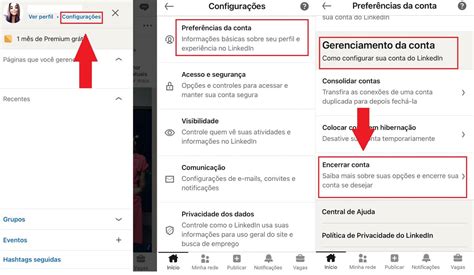 como excluir ou colocar sua conta  linkedin  dormir digital web brasil solucoes web