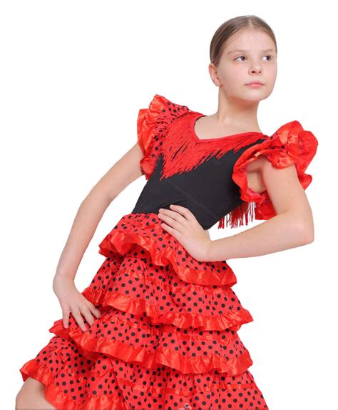 spaanse flamenco jurk voor tienermeisjes dresses skirts la