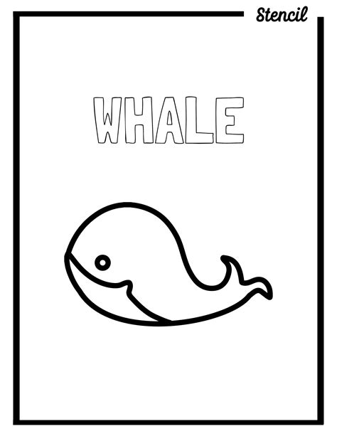 whale outline printable printable word searches