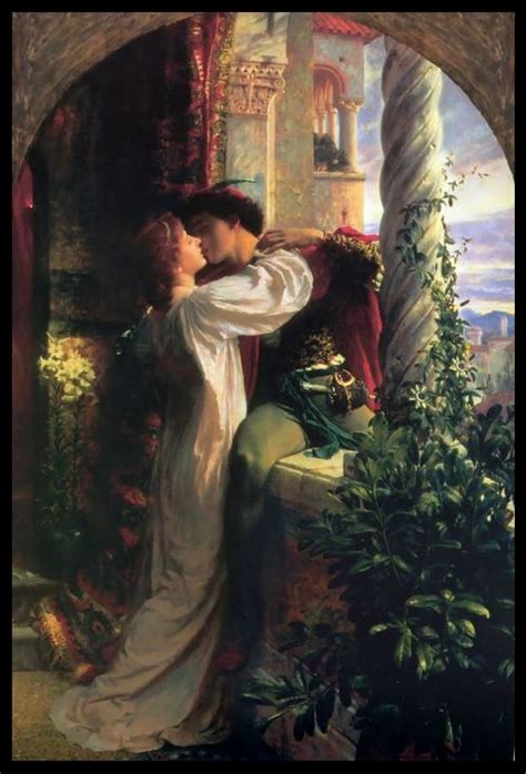 Romeo And Juliet Frank Dicksee Romantic Paintings Pre Raphaelite Art