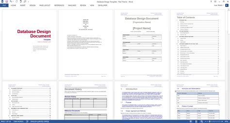 design document template technical writing tools
