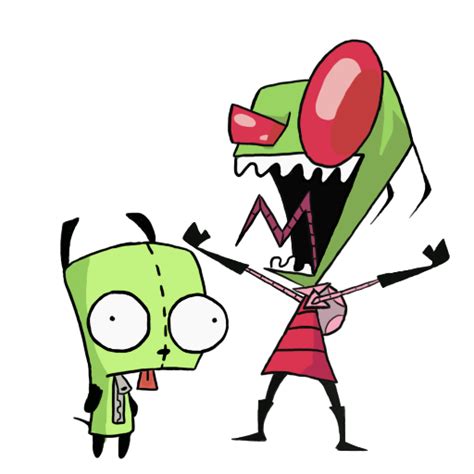 Zim And Gir By Displodes On Deviantart