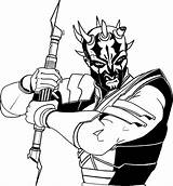 Wars Star Darth Maul Coloring Savage Pages Opress Clone Line Drawing Deviantart Drawings Sheets Getcolorings Color Clipartmag Getdrawings sketch template
