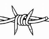 Wire Barb Barbed Drawing Drawings Draw Tattoo Drawn Tribal Clipart Clip Fence Guardado Desde Google Getdrawings Line sketch template