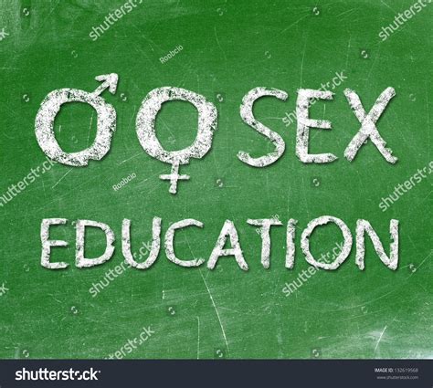 Sex Education Title Of Sex Symbol White Chalk On