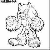 Knuckles Sonic Coloring Pages Printable Color Getcolorings Hedgehog Print sketch template