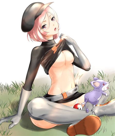 rattata and team rocket grunt pokemon game and etc drawn by comugico sample