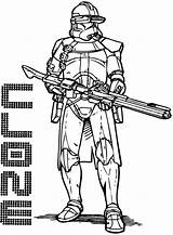 Clone Trooper Coloring Pages Printable Wars Star Categories sketch template