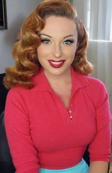 red hair pinup rockabilly hair 1950s fashion vintage fashion