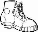 Boots Clipart Outline Clip sketch template