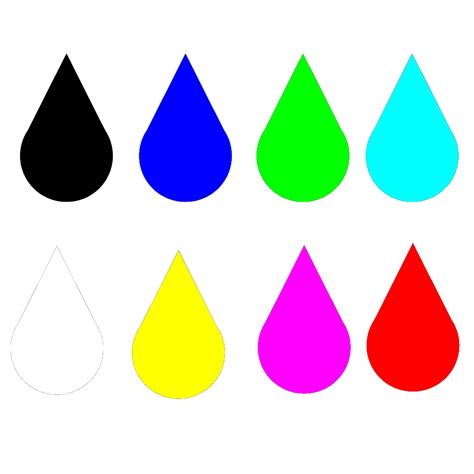 colored raindrops png svg clip art  web  clip art png