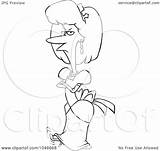 Outline Princess Spoiled Clip Toonaday Illustration Cartoon Royalty Rf sketch template