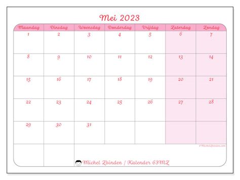 kalender mei  om af te drukken mz michel zbinden nl