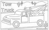 Truck Coloring Pages Color Ford Tow Enchantedlearning Paint Towtruck Bin Printable Print Vehicles Getcolorings sketch template