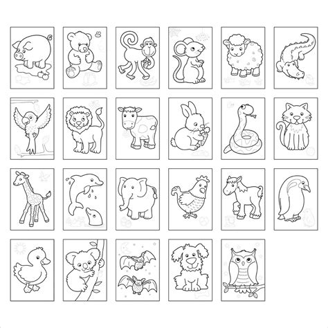 animals colouring book  stickers