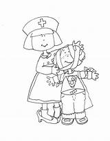 Nurse Verband Ziek Theme Mewarn15 Puk Kiezen Dokter sketch template