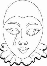 Coloring Mask Adult Pages Venetian Masks Template Mardi Gras sketch template