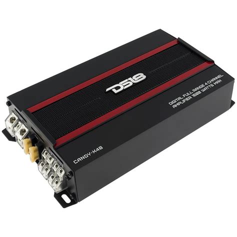 ds candy xb compact full range class   channel car amplifier  watts max amplifier