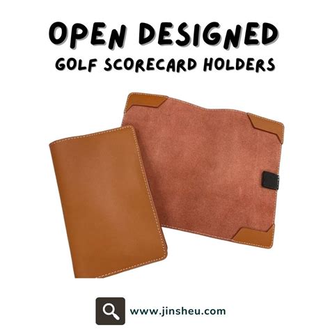 personalized leather golf scorecard holder leather golf scorecard