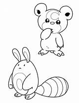 Pokemon Coloring Pages Malvorlagen Drawings Pencil sketch template