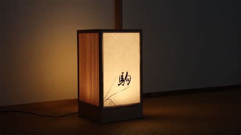 hand  japanese lampstand   led light japantstic youtube
