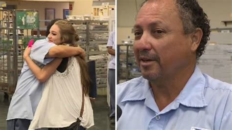 Postal Worker Reunites With California Teen He Saved From Sex