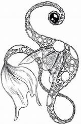 Sea Coloring Pages Serpent Getcolorings Monster Color Getdrawings sketch template