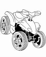 Quad Topcoloringpages Motorbikes sketch template