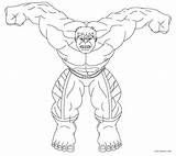 Hulk Coloring Pages Printable Kids Cool2bkids Avengers Incredible sketch template