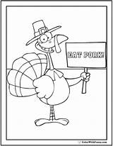 Eat Thanksgiving Dinner sketch template