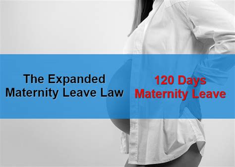 expanded maternity leave law signed 105 days maternity leave para sa