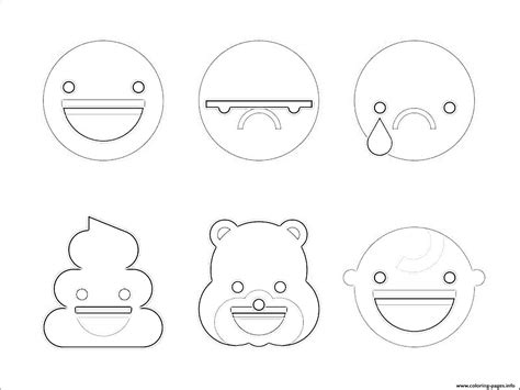 emoji coloring pages coloring home